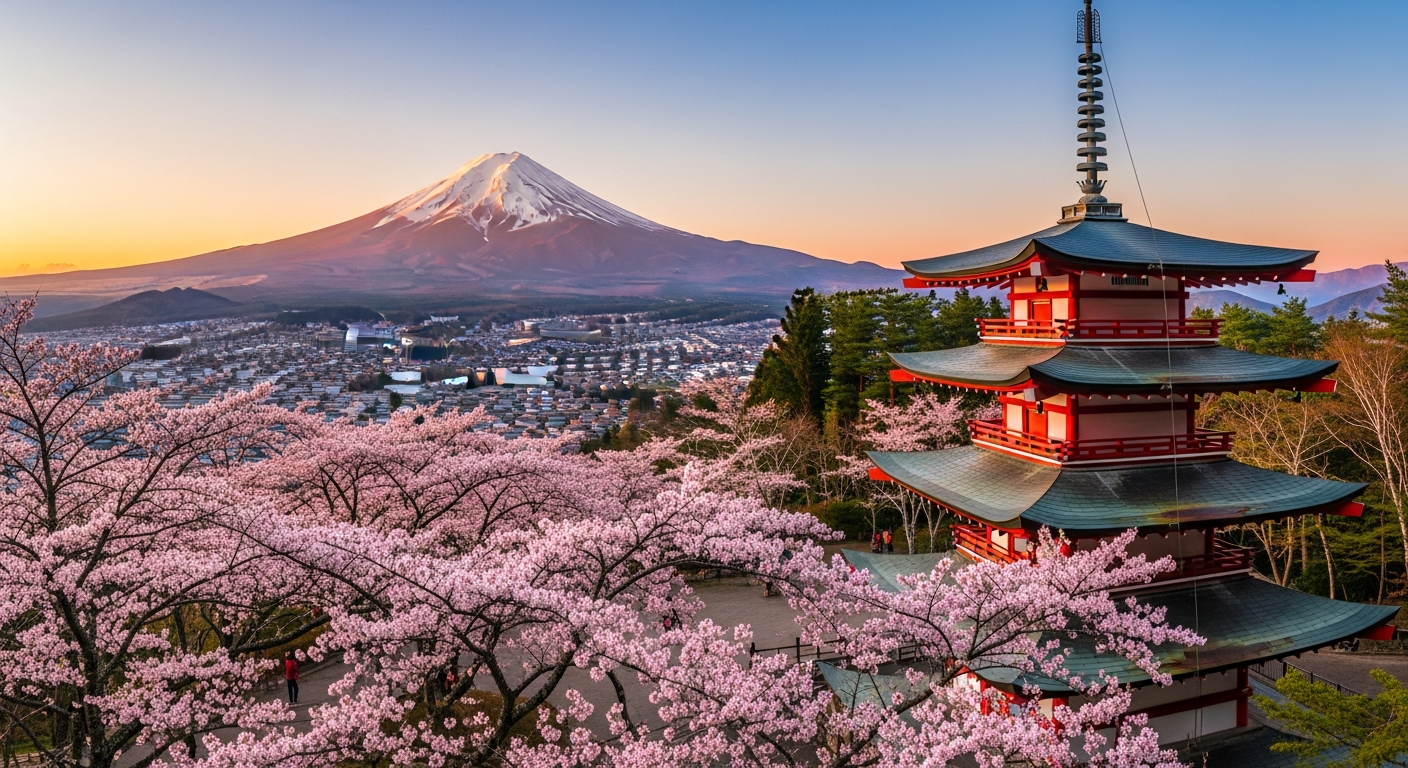 Chureito Pagoda Day Trips from Tokyo